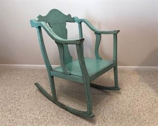 Vintage Wooden Rocker