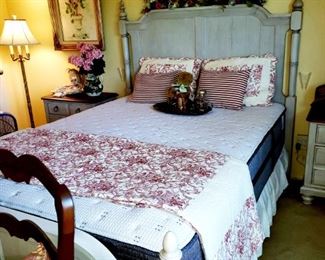 This is a Basset Headboard/Foot board set*** and a Seperate Queen Mattress set. Both are "Like new" and Sold desperately