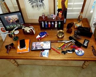 Red Ryder BB Gun, and Pellet gun, vintage political Buttons, Tons of Watches, Coins,Pocket knives, etc...
