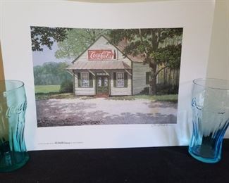 Signed Jim Harrison Print "Coca-Cola in May"