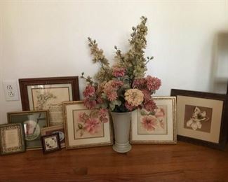 Framed Decor & Flowers