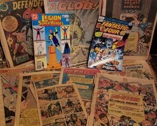 1980s Comics & Larger Size Comics w/ No Covers