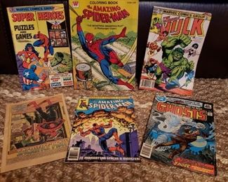 Spiderman, Hulk & Other Comics