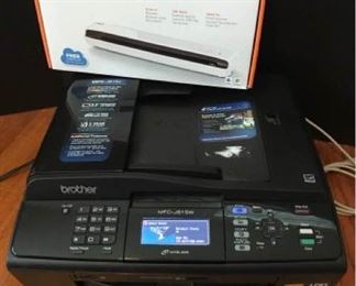 Brother MFC-J615w Printer and Neat Receipts Mobile Scanner