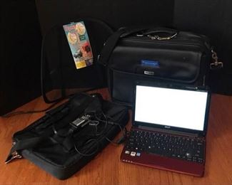 Acer Laptop, Back Support, and Computer Bags