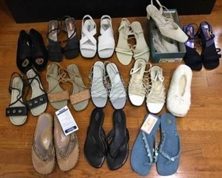 Assorted Sandals and Heels