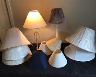 2 Lamps & Multiple Lamp Shades
