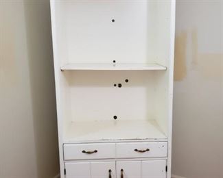 Thomasville Storage Cabinet and Shelves with Lighting