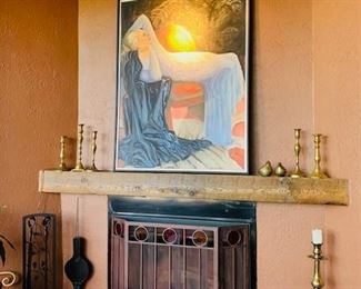 Billy Harlton 1981 oil on canvas 46" x 35"