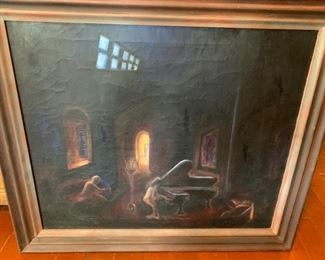 Litchfield oil on canvas ca 1940