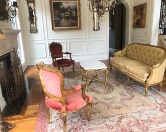 Ornate French Style Living Room Set