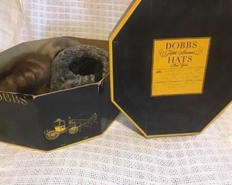 Fur Hats Muff in a Dobbs Fifth Avenue Box