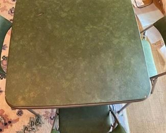 Samsonite Card Table and 4 Chairs