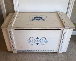 Vintage Homemade Toy Chest