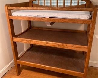 Wood Baby Changing Table