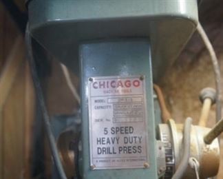 CHICAGO MODEL DP-515   5 speed drill press