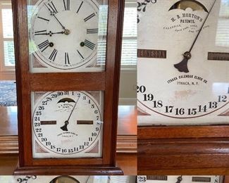 Vintage Ithaca Calendar Clock