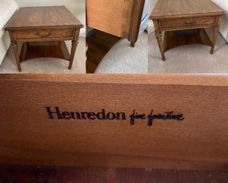 Pair Henredon End Tables