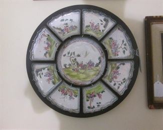 Japanese mounted on lazy susan