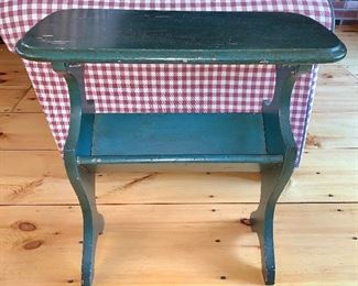 Item 13:  Country Side Table - 22"l x 11.5"w x 23.5"h" $30