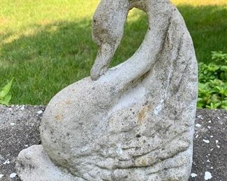Item 30:  Cement Swan - 12": $65