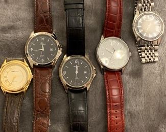 Lot 1:  Lot of 5 Assorted Watches: $50 