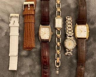 Lot 2:  Lot of 6 Assorted Watches: $60 