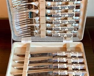 Set of vintage German Griffon Steak Knives - one missing! $40