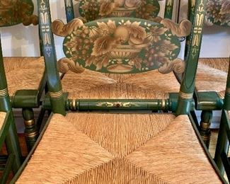 With the tiniest bit of wear on one or two chairs, these chairs are in "like new" condition!