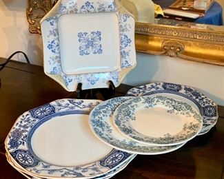 Lot of antique plates - marks in pics to follow: $40