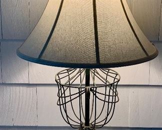 Item 22:  Decorative Wire Lamp - 28": $45