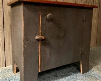 Item 198:  Tiny Country Cabinet - 25" x 14.5" x 23":  $65
