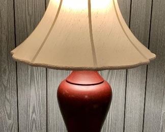 Item 206:  Heavy Decorative Lamp - 31.5": $30