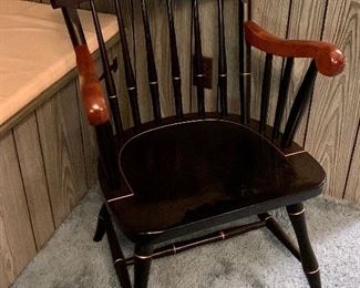 Item 209:  Nichols & Stone "Raytheon" Chair - 20.5"l w 18.5"w x 33"h:  $40
