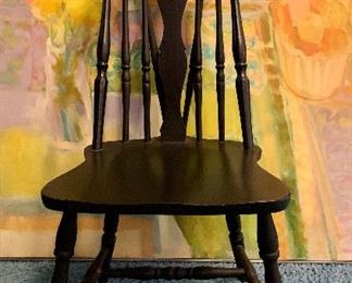 Item 212:  Vintage Side Chair - sturdy- 15"l x 15.5"w x 36"h:  $28