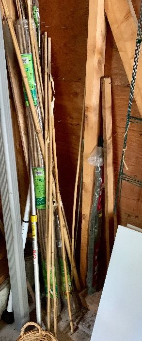 Assorted Lot of Bamboo Stakes: $6