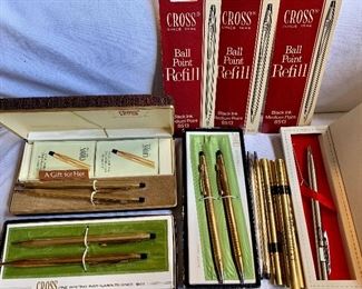 Lot of Buntage Cross Pens: $50