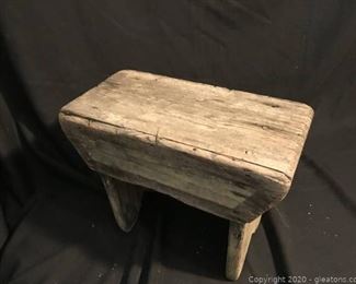 Back Porch Wooden Stool