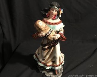 Indian Maiden with Papoose