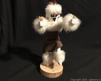 White Cloud Kachina Doll Signed By Artist