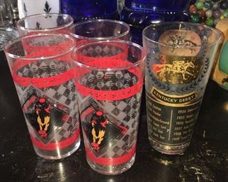 Kentucky Derby collectible glasses