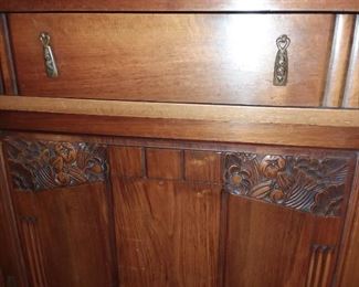 Antique Art Nouveau French Buffet