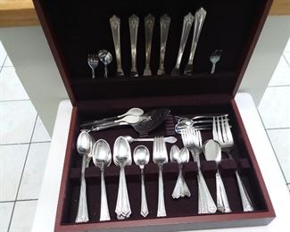 Silver Plate Flatware Set