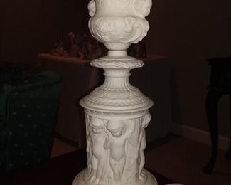 Pair of Dresden Lamps