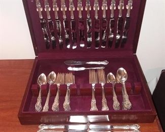 International Sterling Silver Flatware Set - Joan of Arc (TOTAL 109 pcs) 
