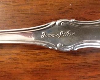 International Sterling Silver Flatware Set - Joan of Arc (TOTAL 109 pcs) 