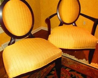 Barbara Barry for Baker Side Chair $600 and Arm Chair $800