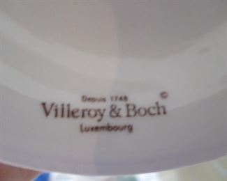 Villeroy & Boch Luxembourg China Service Tons 