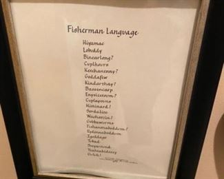 Fisherman Language Print