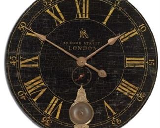 Lot 092
Uttermost "49 Bond Street" Wall Clock